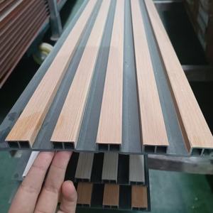 Grille moderne d'intérieur Great Wall, grille <span class=keywords><strong>demi</strong></span>-circulaire, décoration, revêtement, panneau WPC, revêtement de canal, grille cannelée, <span class=keywords><strong>planche</strong></span> cannelée - Product Image 3