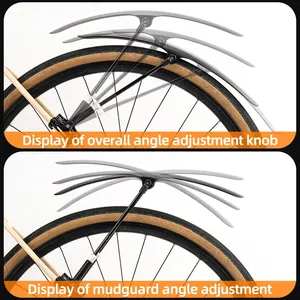 ROCKBROS Wholesale Arbitrary Regulation Bike Fenders Adjustable <strong>Bicycle</strong> <strong>Mudguard</strong> <strong>Steel</strong> Road Dirt Bike Front Fender - Product Image 6