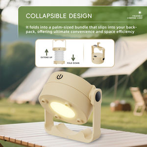 Lampe LED ABS 3 en 1 <span class=keywords><strong>de</strong></span> premier rang, rechargeable avec <span class=keywords><strong>port</strong></span> <span class=keywords><strong>de</strong></span> charge <span class=keywords><strong>de</strong></span> type C, fonction <span class=keywords><strong>de</strong></span> banque d'alimentation magnétique pour l'extérieur - Product Image 3