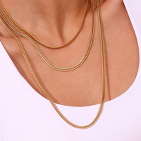 Chaîne cubaine Miami hypoallergénique plaquée or 18 carats, non ternissable, 3 mm, pour collier, bracelet de cheville, chaîne de taille, cadeau de fête