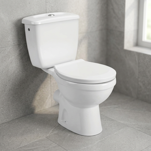 Inodoro de Cerámica de Dos Piezas de Diseño Moderno de Alta Calidad, Inodoro Cuadrado con Embalaje de Cartón - Product Image 4
