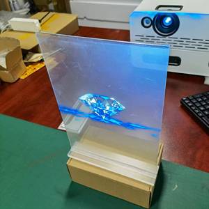 Schermo di proiezione olografico 3D proiettore pellicola posteriore reiezione pellicola posteriore trasparente - Product Image 6