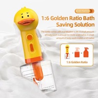 Petit appareil moussant pour animaux de compagnie en forme de canard jaune, générateur de mousse électrique pour le bain des chats, machine à bulles pour chiens