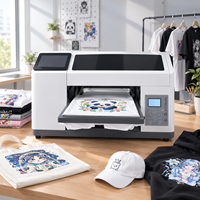 Imprimante DTG Multicolore Entièrement Automatique à Écran Tactile Reeleyin Smart H5 avec WiFi/Ethernet, Faible Coût, pour Impression DIY de T-shirts et Magasins de Vêtements