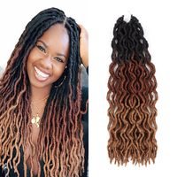 Offerta Speciale: Estensioni per Capelli Sintetici di Alta Qualità, Etichetta Privata, Gypsy Locs, Faux Locs, Capelli all'Uncinetto, 18 Pollici