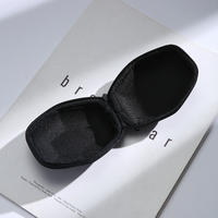Étui à lunettes portable semi-rigide personnalisé, motif uni, résistant à la pression, design léger pour une protection et un rangement simples