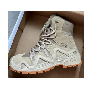 Bottes tactiques respirantes en cuir de vachette suédé vert Coyote Brown TSB07 pour la chasse, fabriquées en Chine/Guangxi - Product Image 6