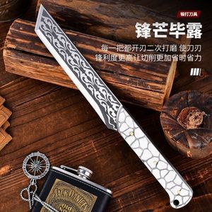 Outdoor <b>camping</b>, trail clearing, wood chopping, Longquan Bingpo multi-purpose knife, bone-chopping, one-piece forged stainless - Product Image 3