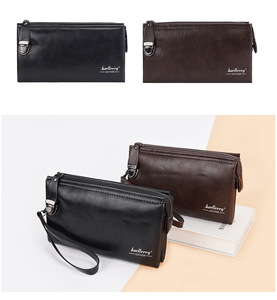 Nuova borsa da <span class=keywords><strong>uomo</strong></span> in vendita calda-borsa con cerniera di grande capacità, portafoglio in stile lucchetto retrò, accessorio da <span class=keywords><strong>uomo</strong></span> - Product Image 6