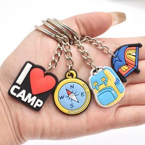 XH-438 2023 <span class=keywords><strong>Porte</strong></span>-clés en caoutchouc souple en forme de beignets Dunkin Doughnut Mochi - Product Image 4