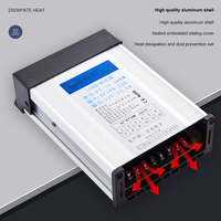 Alimentation électrique à découpage LED étanche AC/DC 12V 400W 33A pour équipement publicitaire extérieur