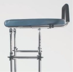 Soporte de Pecho Ergonómico Acolchado, Asiento de Descanso Desmontable, Entrenador de Marcha de Acero Inoxidable para Rehabilitación en el Hogar y Hospital - Product Image 4