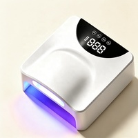 Lampe à gel 2086 à double zone, séchoir à ongles UV LED avec capteur automatique, 69 LED, lampe de durcissement rapide du gel, lumière portable pour manucure en salon et nail art
