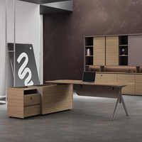 Mobilier de bureau pour chef de bureau Table de bureau exécutive pour chef d'entreprise Table de bureau de luxe pour chef d'entreprise