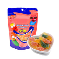 Vente en gros de bonbons Marque privée halal fruité saveur fraise bonbons moelleux gommeux sucre aigre doux bonbons pour enfants jouet OEM/ODM