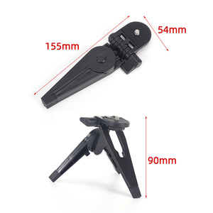 Mini trépied pliable 155 mm, support de téléphone portable portable, support de bureau, matériau ABS, design léger et compact pour une utilisation mobile - Product Image 1