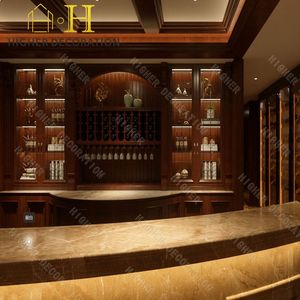 Humidor à cigares moderne de conception de cave à cigares, prix d'usine, armoire à cigares en bois, étagères de présentation de <span class=keywords><strong>vin</strong></span>, vitrine murale en verre - Product Image 3