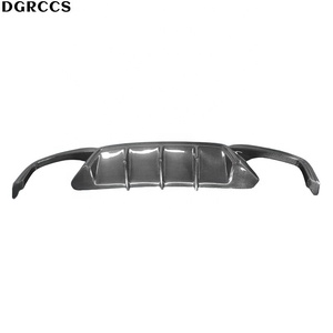 For 6 Series F06 F13 M6 2012-2016 Style Carbon Fiber Rear Lip Rear <b>Diffuser</b> Bumper Lip - Product Image 3