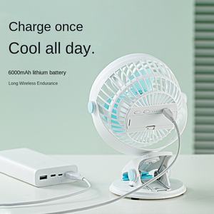 YD0544 ventilateurs pliables accrochables extérieur oscillant <span class=keywords><strong>Auto</strong></span> Portable Rechargeable Usb bébé poussette monsieur bureau Clip ventilateur - Product Image 4