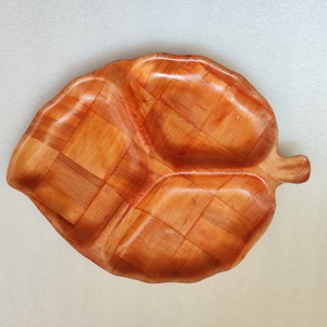 ชามไม้อะคาเซียธรรมชาติสำหรับรับประทานอาหารปรับแต่งได้อุปกรณ์ทำอาหารผลไม้พร้อมชุดช้อนชามไม้ - Product Image 6