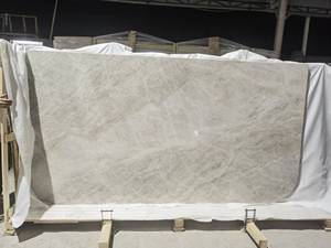 Dalles de quartzite Taj Mahal du Brésil en gros, dalles de quartzite Naica polies, quartzite gris pour comptoirs de cuisine, dessus de vanité et revêtements muraux - Product Image 6
