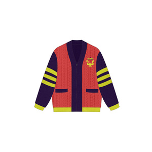 Suéter de Punto Personalizado al por Mayor OEM, 100% Algodón, con Logotipo Bordado de Letras Griegas, Cárdigan de Punto con Botones para Mujer, Suéter AP Fraternity 1906 - Product Image 5