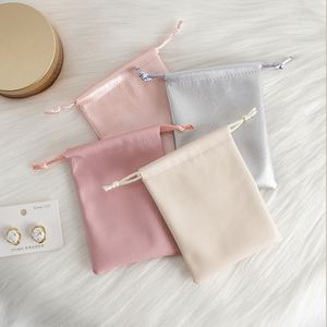 <b>Hot</b> Sale Fashion Waterproof Pu Leather Drawstring Shoe Packing <b>Bag</b> Customized Size Color Spring Summer Promotion Gift Cosmetic - Product Image 2