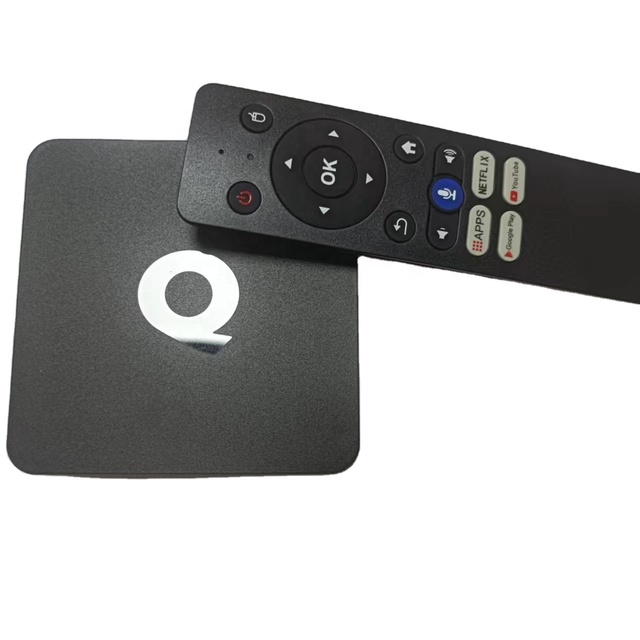 Factory Sales Promotion Price Q1 Android Tv Box ATV System 2gb 16gb Allwinner H313 Ott Stb BT Voice Remote Set-top Box Q1