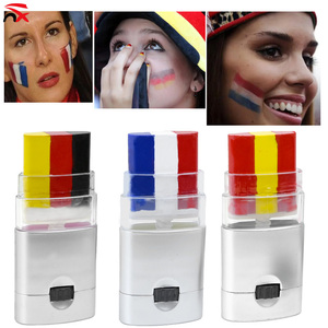 NX Football European Countries Face Painting Blue White Red Body Paint Custom Painting Stick Face Paint for Party