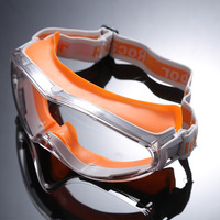 Lunettes anti-buée en silicone UVEX personnalisables, design ventilé, haute flexibilité, longueur réglable, anti-impact pour la protection des yeux