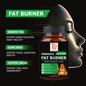 Cápsulas Quemagrasas Premium Más Vendidas con Té Verde, Granos de Café y Frijol Blanco, Favorecen el Estado de Ánimo, la Digestión y la Salud, Suplemento Dietético - Product Image 5