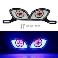 Feux arrière de moto universels 12V LED Devil Eyes, éclairage décoratif pour voitures et motos