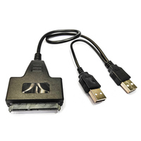 Cable USB 2.0 Easy Drive a SATA para Computadora, Cable de Datos SATA para Disco Duro SSD de 2.5 Pulgadas de hasta 2TB, 12 Meses de Garantía