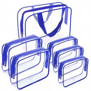 Customized Logo PVC PU Waterproof for <b>Small</b> Cosmetic Makeup Bag with Zipper Closure Fashion Letter Design Free Design - Product Image 2