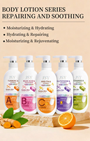 Koleksi Lotion Tubuh Vitamin 500ml dengan Varian A, B3, C, E, dan F untuk Melembapkan Kulit Kering dan Kulit Lembut Bercahaya Label Pribadi