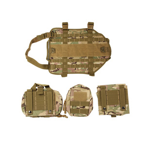 Chaleco Táctico para Perros de Combate, Correa de Pecho, Camuflaje, Impermeable, Equipo de Entrenamiento para Perros de Trabajo, Uso en Exteriores - Product Image 3
