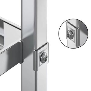 호텔 및 레스토랑을위한 스테인레스 스틸 2 단 레스토랑 음식 서비스 트롤리 카트 - Product Image 6