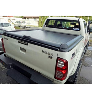 Cubierta de Tonneau bloqueable de aluminio retráctil Zolionwil para cubierta de cama de camioneta Ram 1500 para Hilux Tacoma <span class=keywords><strong>Chevrolet</strong></span> Silverado - Product Image 2