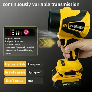 เครื่องดูดฝุ่นและเป่าลมไร้สายในรถยนต์แบบสองฟังก์ชั่น เครื่องทำความสะอาดในครัวเรือนแบบไร้แปรงถ่าน <span class=keywords><strong>ดูด</strong></span>ฝุ่นและเป่าลมในตัว - Product Image 4