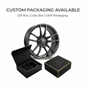 Nuevas Llantas de Aleación Forjadas de Diseño Cóncavo Profundo de 6 Radios, Aprobadas por DOT, 5X114.3 19X9.5J 25mm ET, Color Gris Metálico, Embalaje Personalizado en Caja de Regalo OEM - Product Image 3