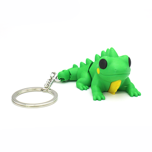 Figura Decorativa de Lagarto Pequeño Multicolor Impresa en 3D, Regalo Creativo, Juguete Articulado de Animal para Decoración - Product Image 4