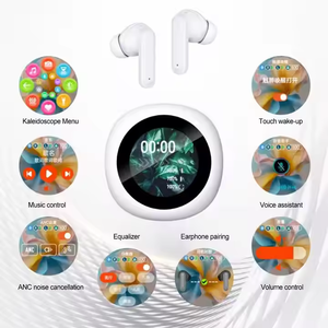 หูฟัง TWS ANC ตัดเสียงรบกวนแบบแอคทีฟ หูฟังแบบใส่ในหู หน้าจอสัมผัส LED เสียงคุณภาพสูง HiFi สเตอริโอ หูฟังไร้สายสำหรับเล่นกีฬา - Product Image 6
