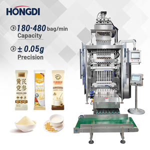 เครื่องบรรจุผง8คอลัมน์อัตโนมัติทนทานอย่างรวดเร็วสำหรับอาหารเสริมผงผงซักฟอก - Product Image 1