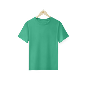 100% algodón manga corta cuello redondo alta calidad lavado ácido 250Gsm peso pesado logotipo personalizado camiseta en blanco para hombres de Bangladesh - Product Image 5