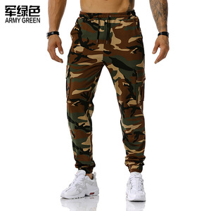 2025 nouveaux hommes XL <span class=keywords><strong>taille</strong></span> épissage Camouflage pantalons de survêtement Baggy Fitness <span class=keywords><strong>pantalon</strong></span> <span class=keywords><strong>taille</strong></span> élastique coupe ample Style décontracté <span class=keywords><strong>toile</strong></span> colorée - Product Image 5