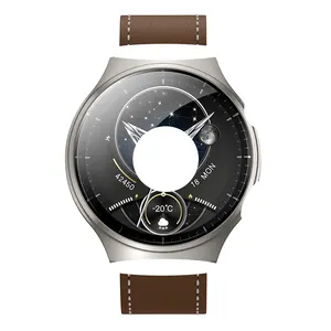 1.45 pouces 412*412 écran HD bracelet en cuir montre intelligente bracelet de sport étanche avec appel BT