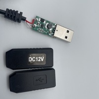 Cable de Alimentación USB DC de 5V a 9V 12V 1A, Convertidor Elevador de Voltaje, Cable de Alimentación de 5.5*2.1mm para Router Wifi, Tira de Luz LED