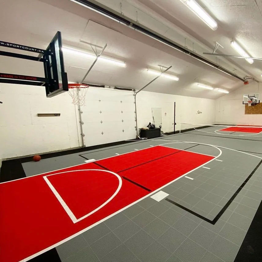 Badminton Court Flooring Durable, Interlocking Tiles