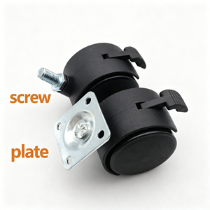 Stainless Steel 5 Inch Polyurethane Swivel Caster Wheel With Bolt Hole Mounting Rust Resistant For Clean Room Laboratory - Product Image 2