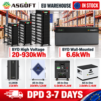 Système d'énergie solaire portable Powergo 6,6 kWh, station d'alimentation tout-en-un, onduleur solaire 6,2 kW, batterie au lithium LiFePO4 51,2 V 130 Ah